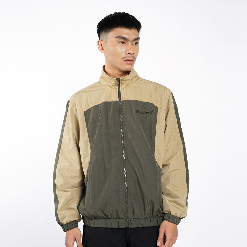 3Second Mens Regular Fit Dusbag Crinkle Gord HP-C Tracksuit Jacket060726