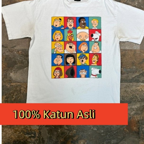 เสื้อยืด Family Guy Distro - คอลเลกชันตัวละครการ์ตูนตลก