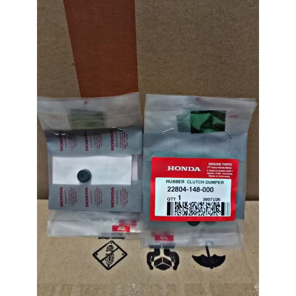 22804-148-000 ยางคลัตช์คู่ Honda Matic Beat Vario Scoopy PCX ADV Genio Spacy Stylo. อืม ดั้งเดิม