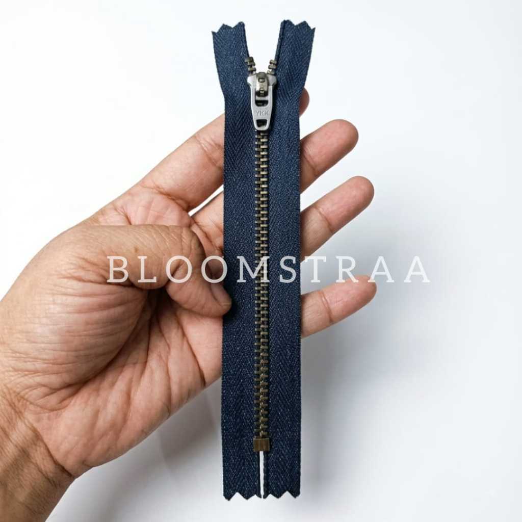 กางเกงยีนส์ YKK ATG Zipper 15cm 6inch no. 3 กางเกงยีนส์ซิปโลหะ 3 15 ซม. ซิปเหล็ก YGRKBC 39 YKK ATG B