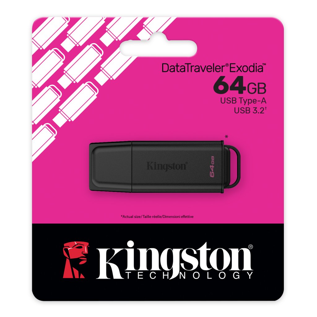 KINGSTON FLASHDISK DATTRAVELER EXODIA 64GB