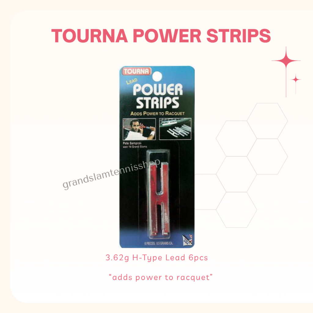 Tourna Lead Power Strips / น้ําหนักไม้เทนนิส