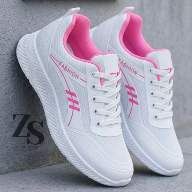 FASHION SPORT รองเท้าผ้าใบผู้หญิง รองเท้ากีฬาผู้หญิง