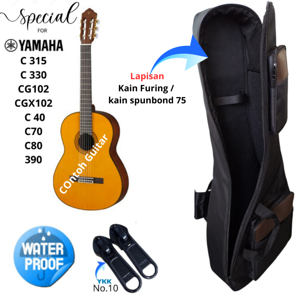 Yamaha C 315,C 330, C 40, C70, C80,390,CG102 กระเป๋ากีตาร์