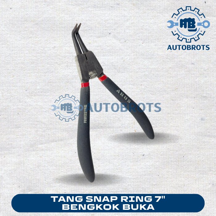 ABUS Snap Ring Pliers 7" Bent Open / External Bent Snap Ring คีม EB