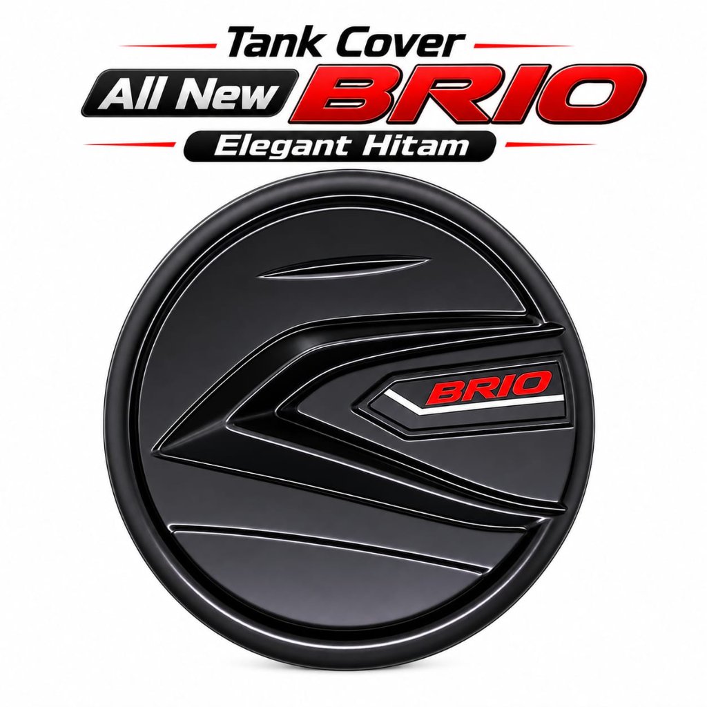 ฝาครอบถัง ALL NEW BRIO 2018-2022 ELEGANT BLACK CHROME CARBON