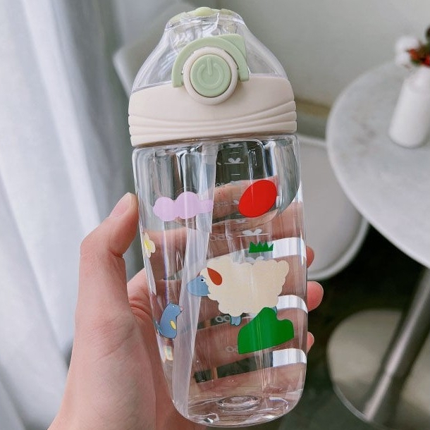 TRENDY ขวดดื่ม EXCLUSIVE ขวดดื่ม 550ml BPA FREE 2677