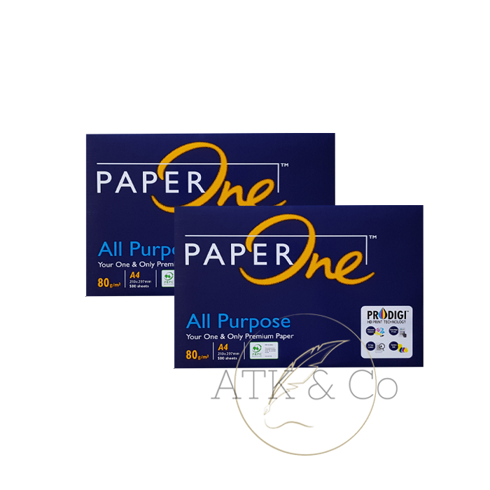 A4 HVS Paper 80gr Paper One - A4 White Photocoopy Printing Paper 80 แกรม