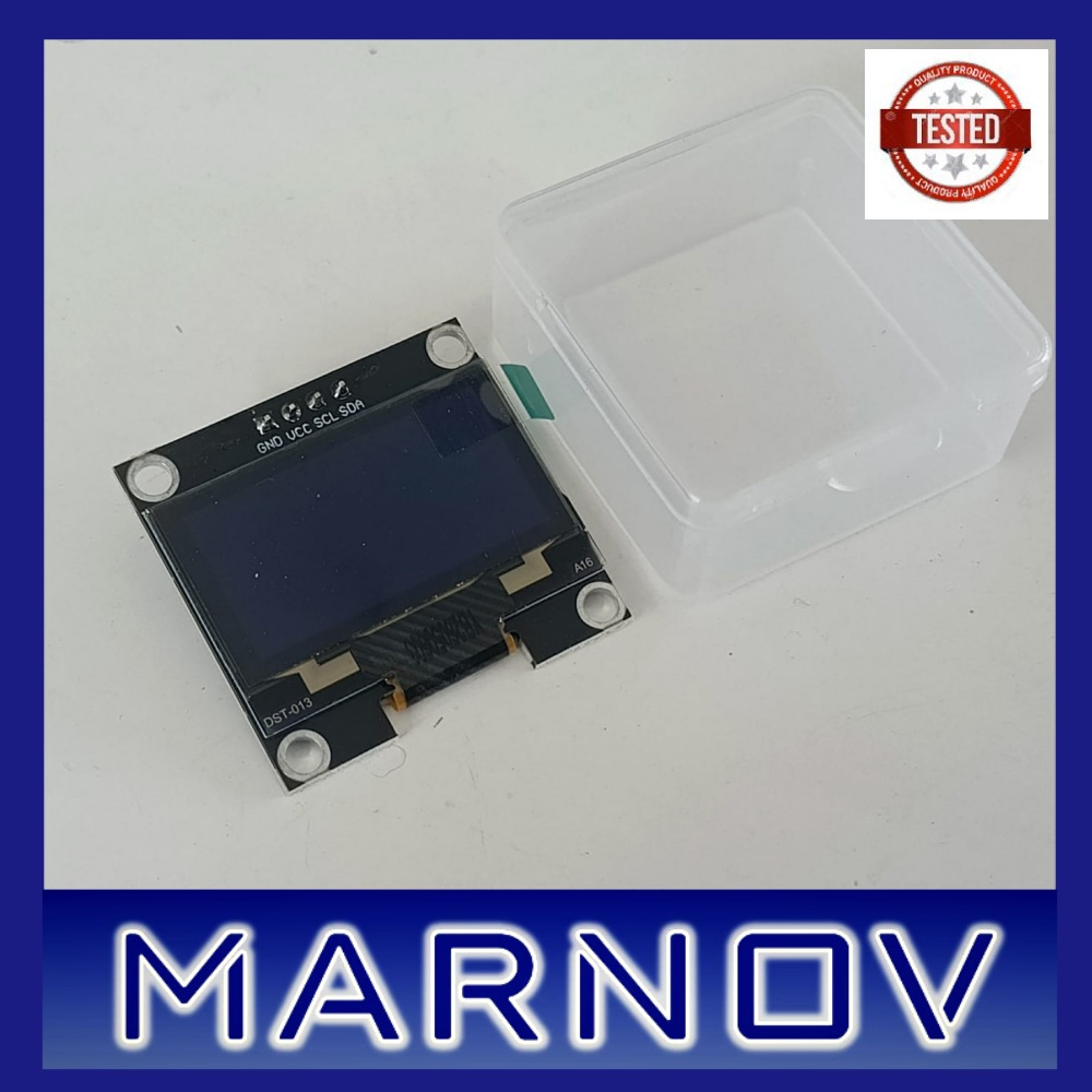 Oled 1.3 นิ้ว สีฟ้า 128X64 จอแสดงผล LCD LED I2C SPI