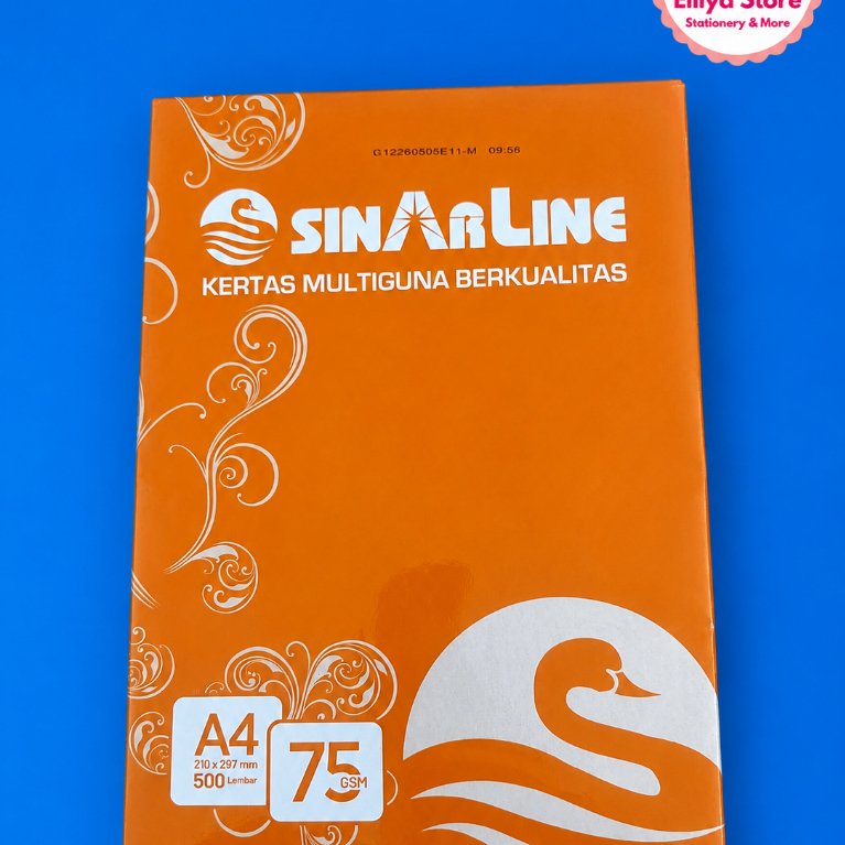 กระดาษ SINARLINE 75 A4 HVS กระดาษ 1 รีม 500 แผ่น