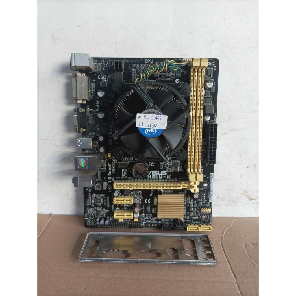 แกน intel Asus h81m-k i3-4150 ddr3 lga 1150 พร้อมใช้งาน