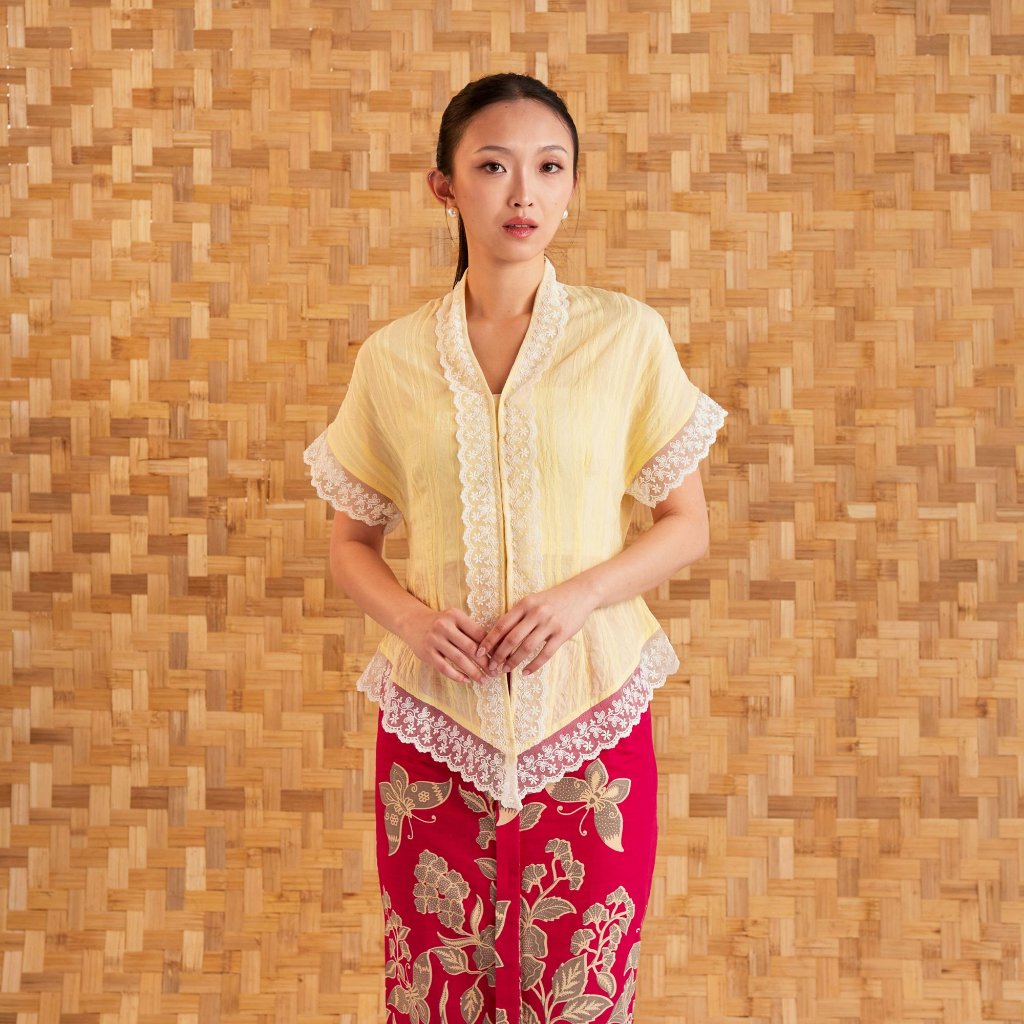 Camilla Short Sleeve - Mandalas Modern Womens Kebaya Top