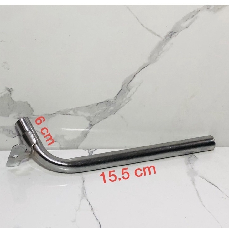 LILIN RINNAI SHORT NECK L-PIPE / RINNAI CANDLE FIRE PIPE / RINNAI GAS STOVE L-PIPE