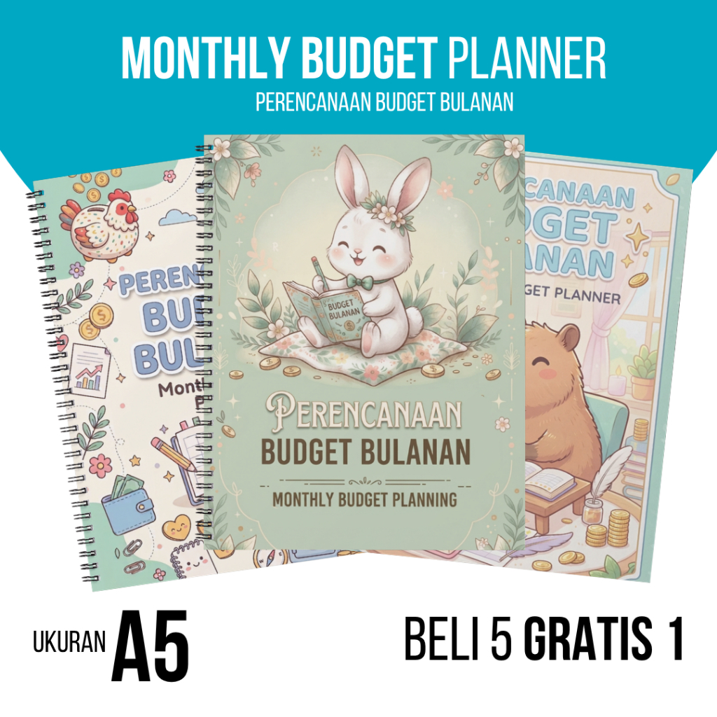 Simple รายเดือน Budget Planner A5 หนังสือวางแผน Budget รายเดือนน่ารัก