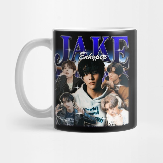 Jake Enhypen 90s Kpop Fan - แก้วชา Enhypen