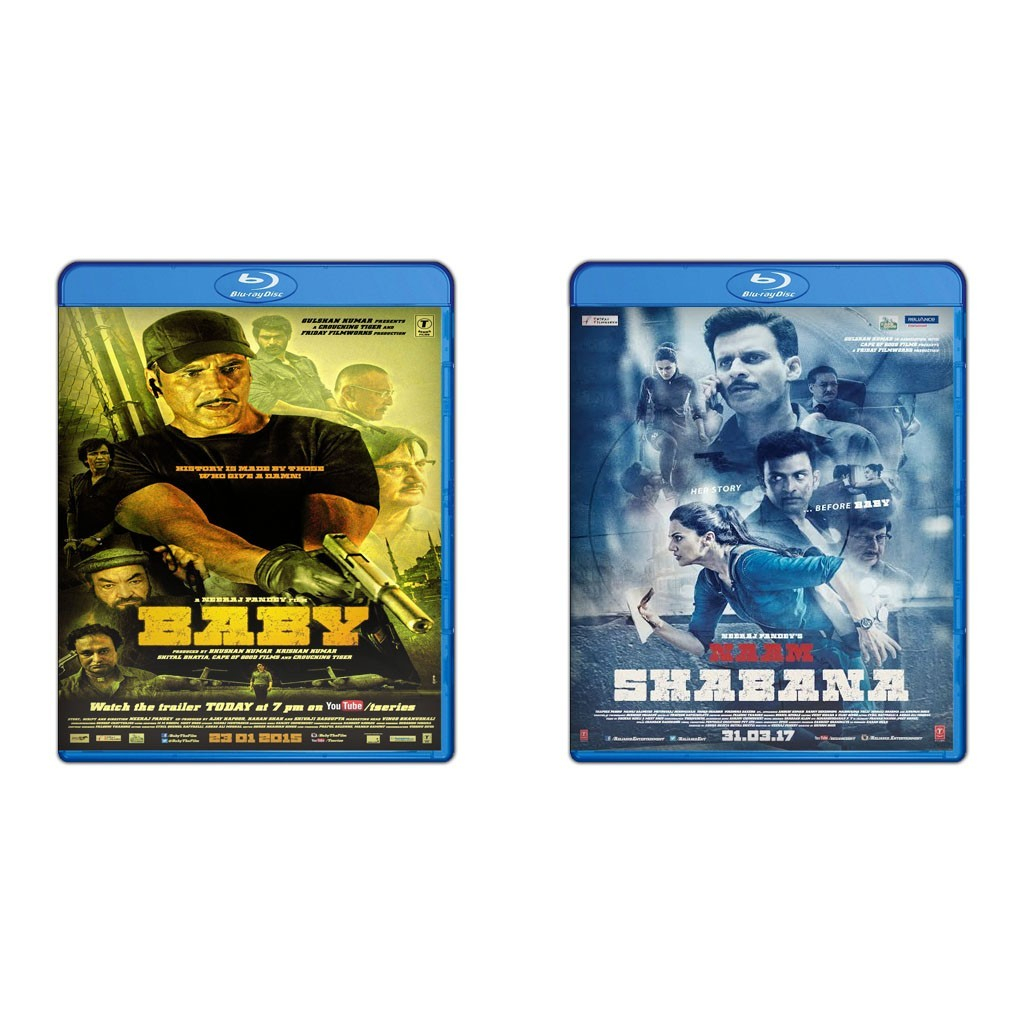 DVD Baby (2015) + DVD Naam Shabana (2017)