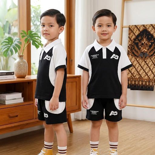 BOYS CLOTHING SUITS AGED 1-7 ปี / BOYS POLO SHIRT COLLAR SUITS / BOYS CLOTHES / BOYS T-SHIRTS / BABY