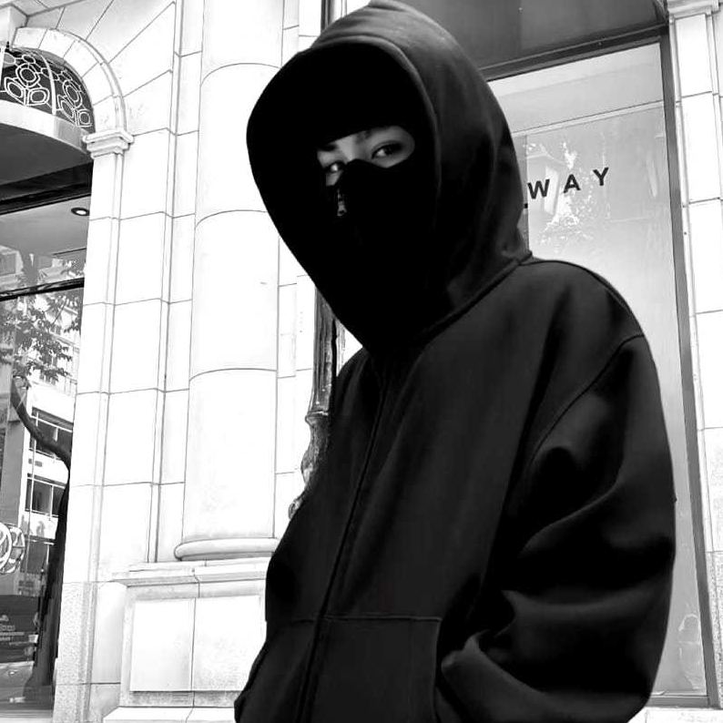 ล่าสุด Boxy Balaclava Hoodie Boxy Denim Hoodie Unisex