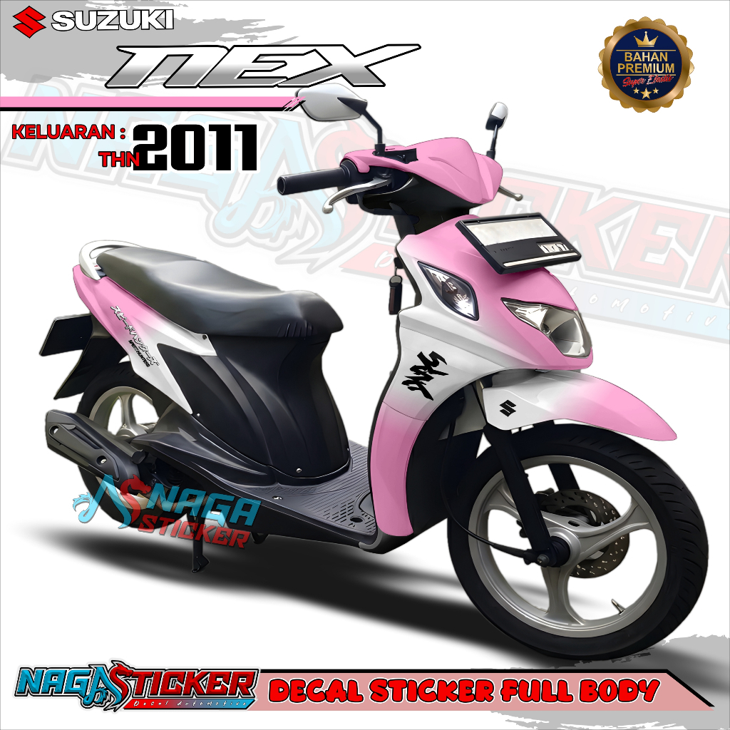 Suzuki NEX I Decal Full Body สติ๊กเกอร์ติดมอเตอร์ไซค์ Suzuki NEX I 2011 Motif รหัส NX101 ออกแบบสามาร