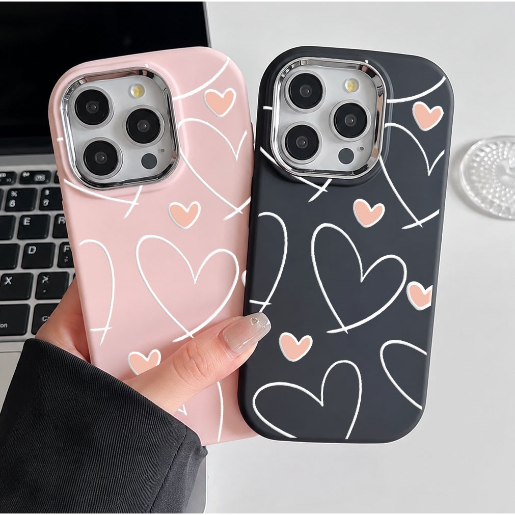 [E69] เคสสําหรับ IPHONE 7 8 7+ 8+ 11 12 13 14 15 16 17 X XS XR Plus Pro Max Soft Candy รูปไข่ IMD ให