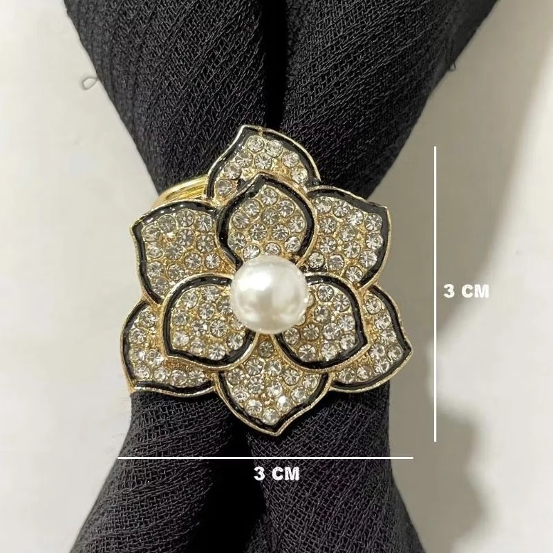 LOTUS HIJAB RING BROOCH WITH HIJAB STYLE MOTIF, FASHION, LUXURIOUS, การออกแบบยกระดับ