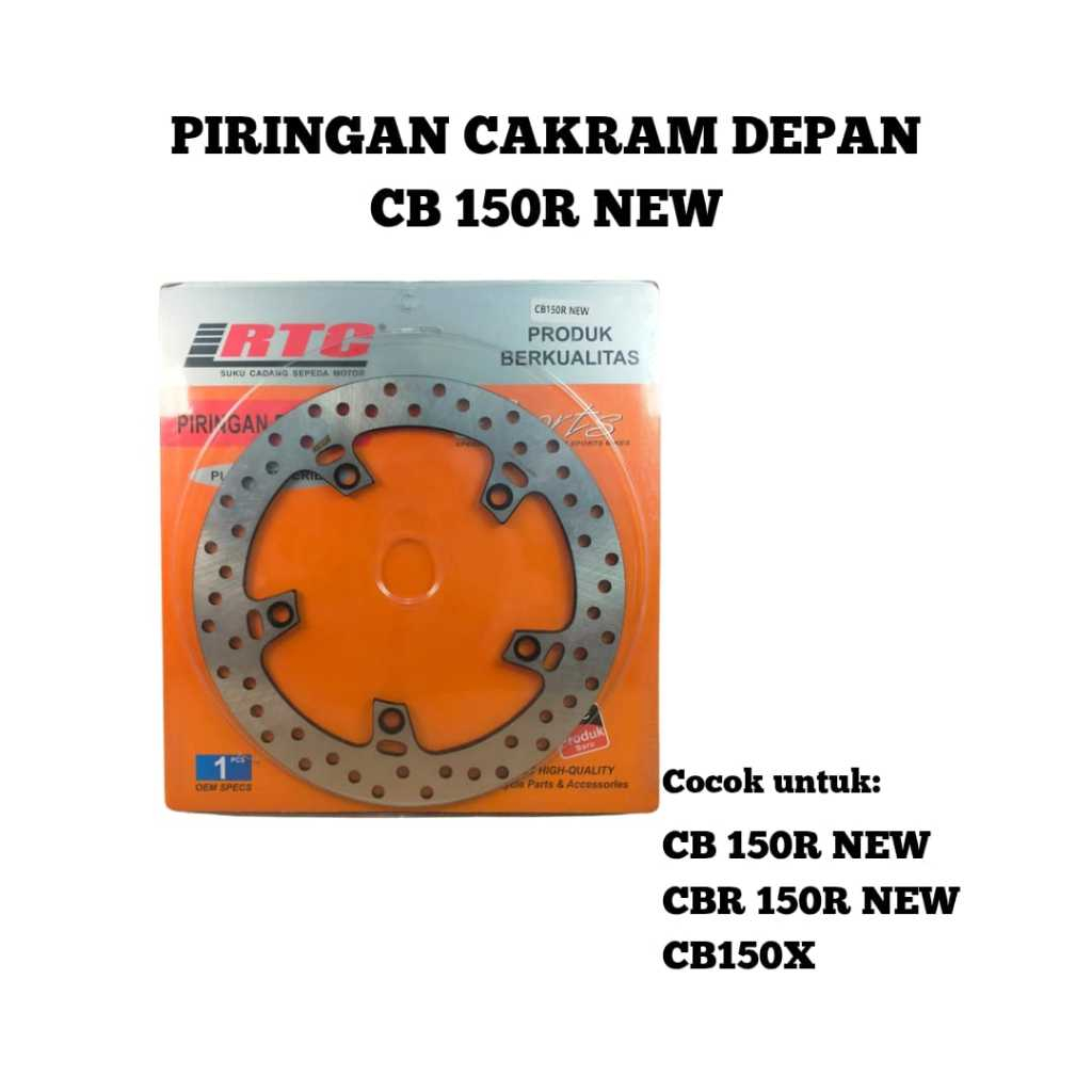 แผ่นดิสก์หน้า CB 150 R CB 150R CB150 R CB150R ใหม่ / CBR 150R ใหม่ / CB150X RTC