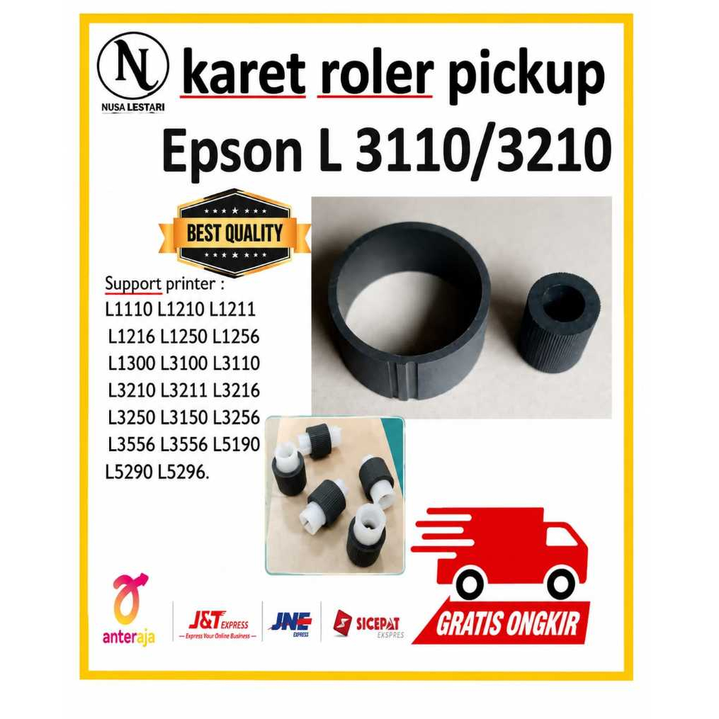 EPSON L3110 L3210 L3116 L3216 L3216 L3150 L3156 L3250 L32256 TOP + BOTTOM RUBBER PACKAGE