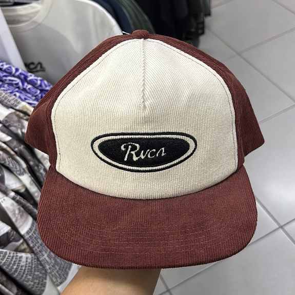 หมวก Snapback ตรา RVCA ดั้งเดิม