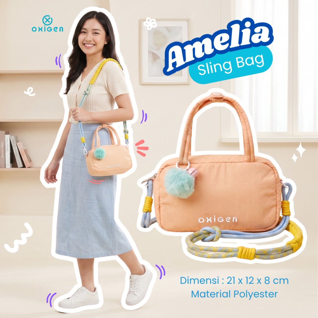 Oxigen Amelia Sling Bag Pouch สําหรับผู้หญิง