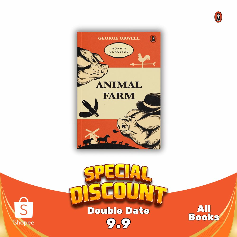 [หนังสือนอร์ริส] Animal Farm โดย George Orwell - นวนิยายภาษาอังกฤษ