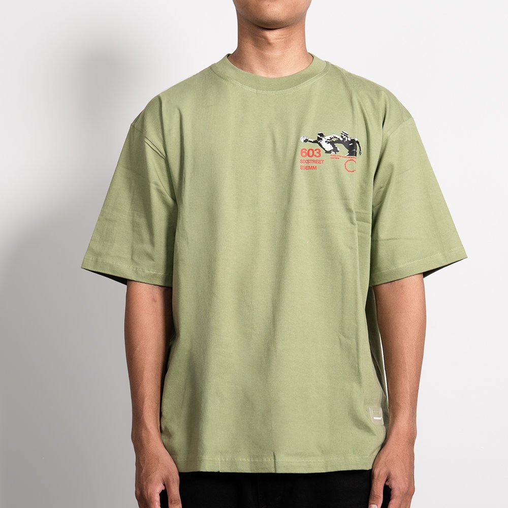 SIXSTREET Tee SM 001 Sage Green