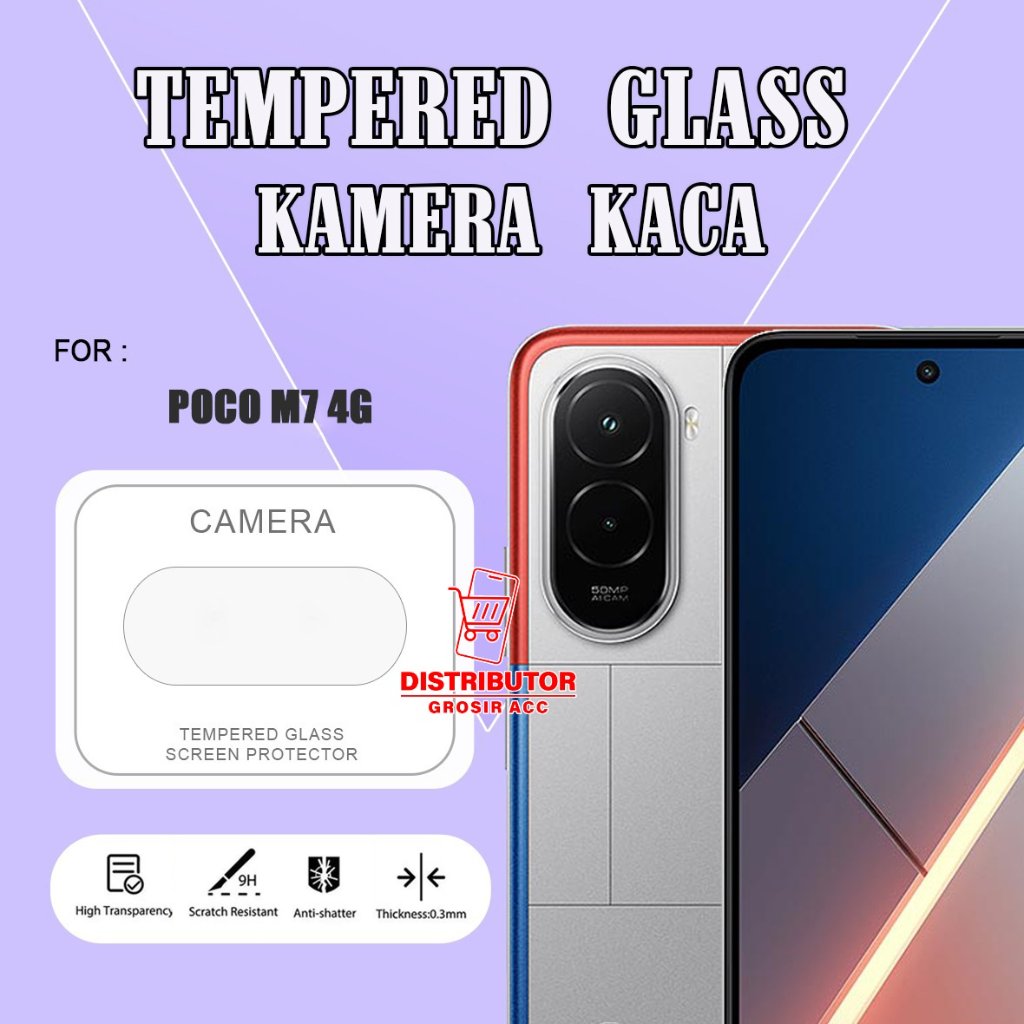POCO M3 POCO M5 POCO M5S POCO M6 4G POCO M6 PRO 4G POCO M7 4G POCO M7 PRO TEMPERED GLASS CAMERA ANTI