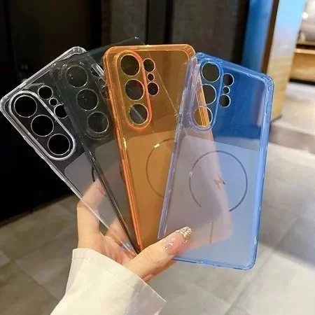 Softcase Clear magsafe motif [ infinix Hot 50 / Hot 50 pro / Hot 50 pro plus ]