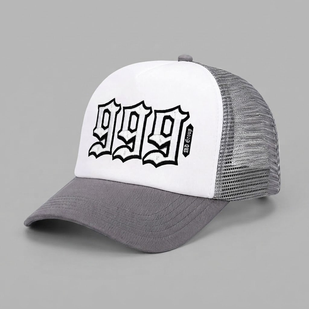 หน้าจอล่าสุดพิมพ์ตาข่าย Trucker Hat Cap Tree 999 MD ล่าสุด 2026 Har ผู้ชายและผู้หญิง
