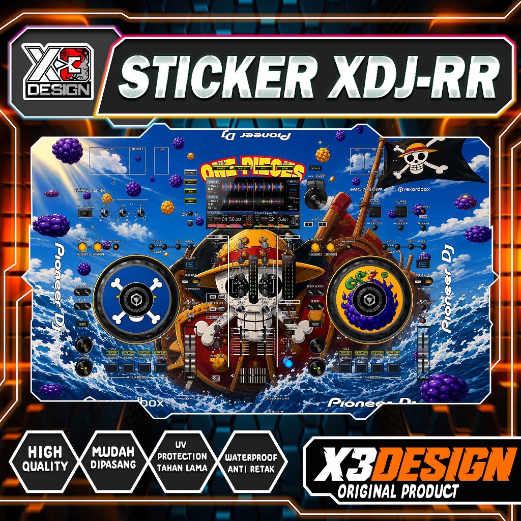 PIONEER XDJ-RR DJ EQUIPMENT สติ๊กเกอร์/SKINZ ฟรี CUSTOM
