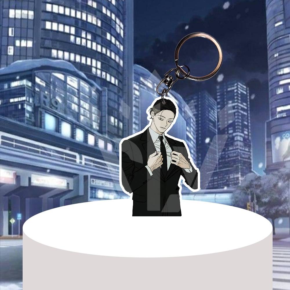 HP GANTUNGAN Manhwa Webtoon Tears on a Withered Flower Keychain - Lee Jay - พวงกุญแจอะคริลิค - พวงกุ