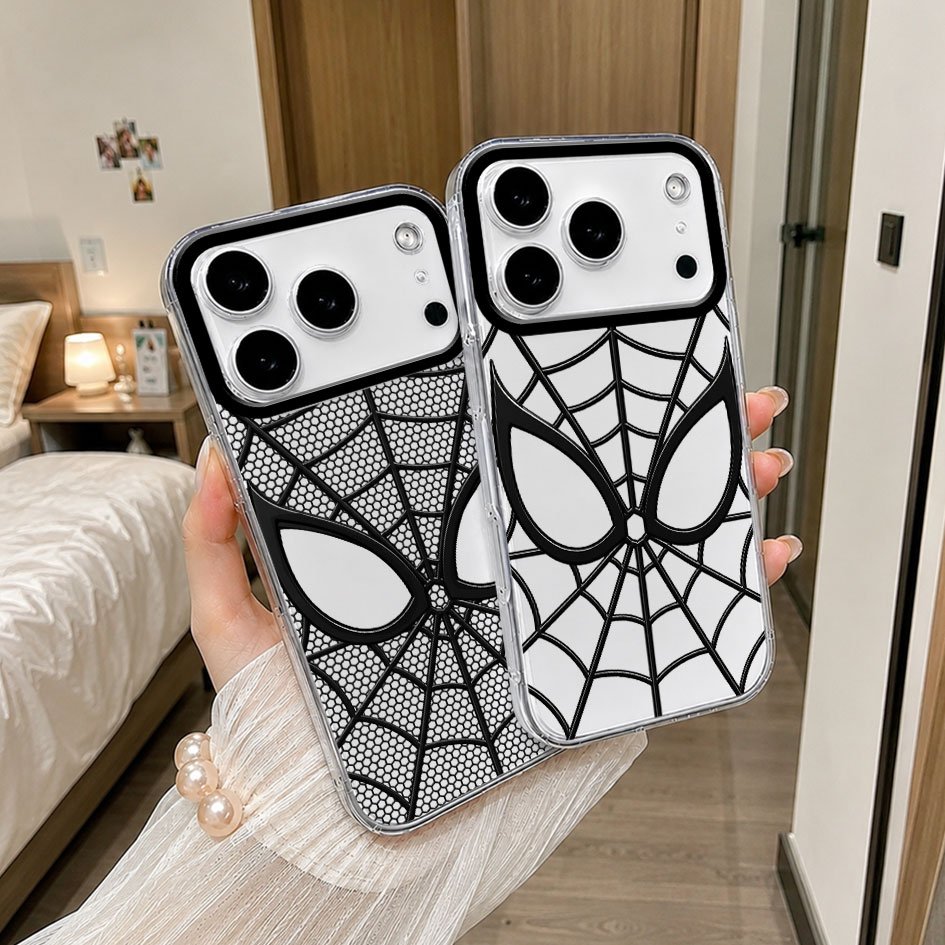 SOFTCASE CLEAR CASE CLEAR NET MOTIF สีดําพรีเมี่ยม PRO กล้องสําหรับ REALME 2 3 5 5i 6 7 7I 8 8I 9 9I