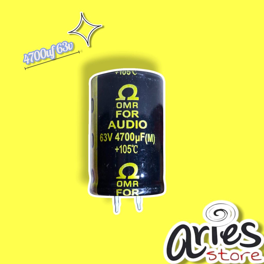 ELCO 4700UF 63V OMR สําหรับเสียง
