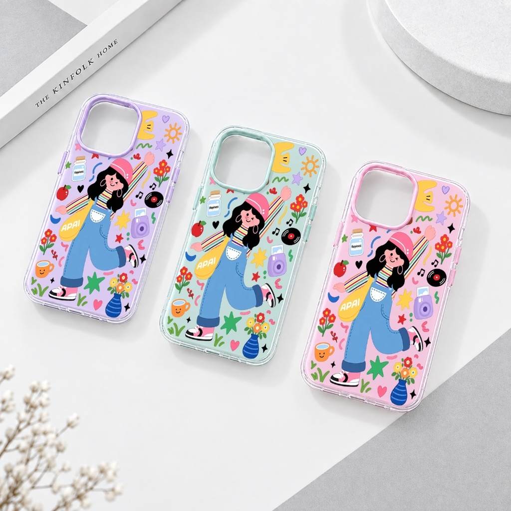 กรณีพรีเมี่ยม 2IN1 สําหรับ Oppo A6x A3x A6c A5i Softcase Jelly 2in1 สองชั้นซิลิโคนเคลือบเคสโทรศัพท์ 