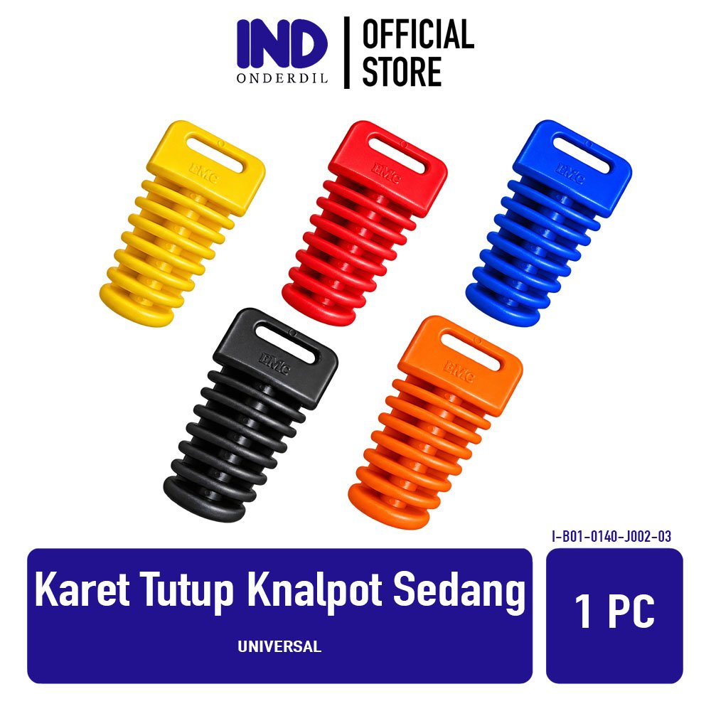MERAH IND Universal กลางฝาครอบไอเสียอะไหล่ยางสําหรับ Beat คาร์บูเรเตอร์ FI Street Pop eSP & Vario 12