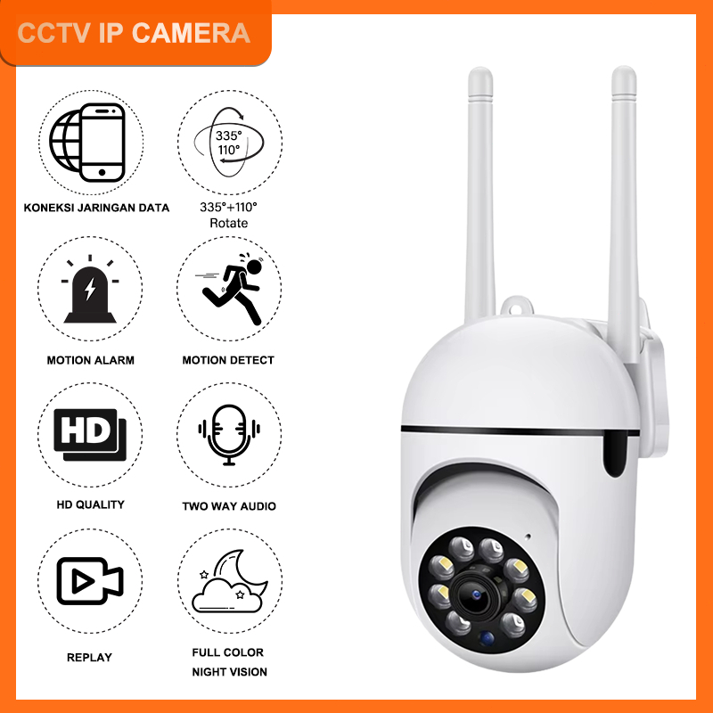 กล้องวงจรปิด V380 Pro กล้อง IP กล้องวงจรปิด โคมไฟ Wifi ในร่ม 360° เสียง 2 ทางกว้าง 1080P HD