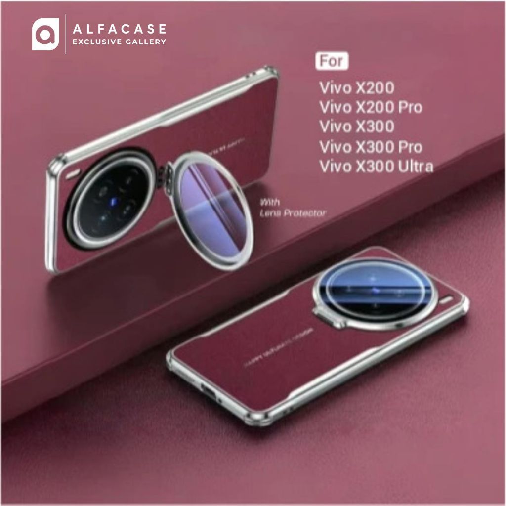ALFACASE Casing Vivo X200 X300 Pro Ultra - เคส Saine - เคส Vivo X200 X300 Series - เคสพร้อมกล้องเลนส
