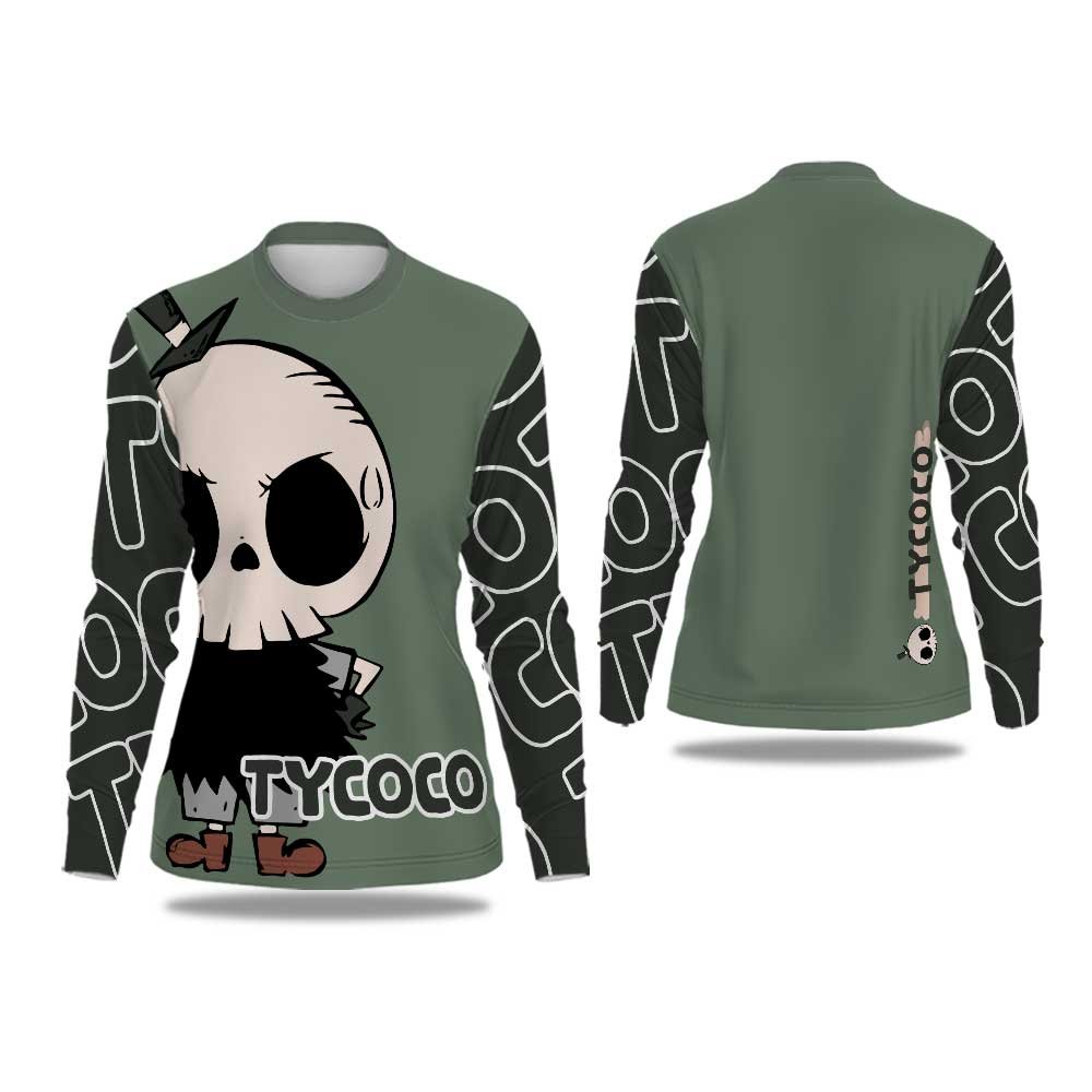 TYCOCO เสื้อยืดเจอร์ซีย์ผู้หญิง / TYCOCO Fullprint Jersey Art-04