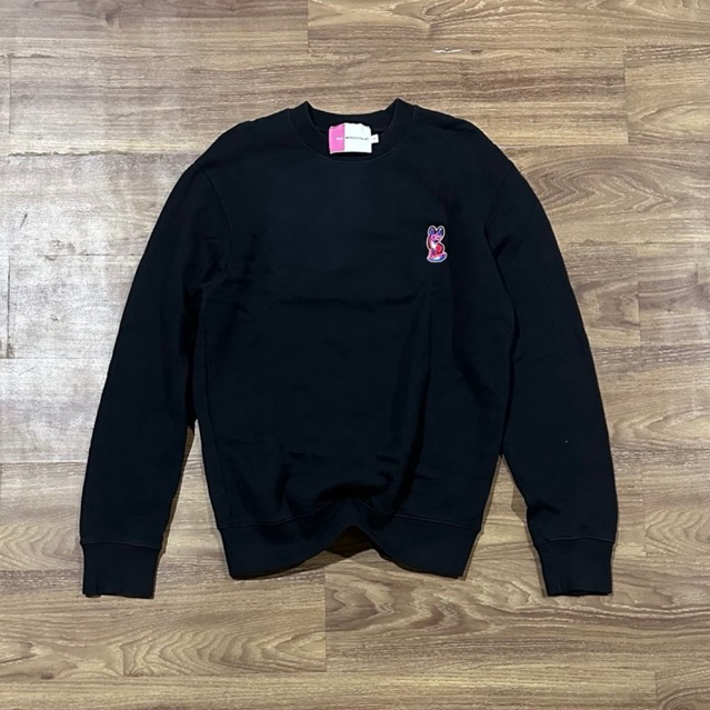 Crewneck Sweater Jacket Maison Kitsune X Acid Black