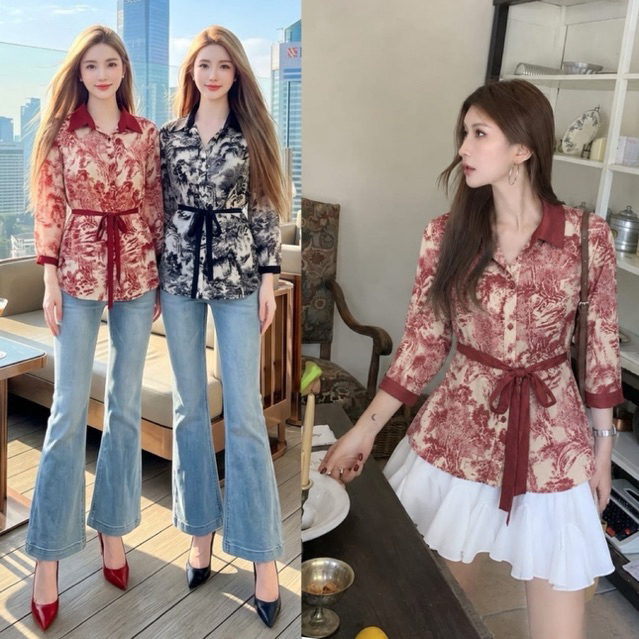 เสื้อ PATTERN BLOUSE