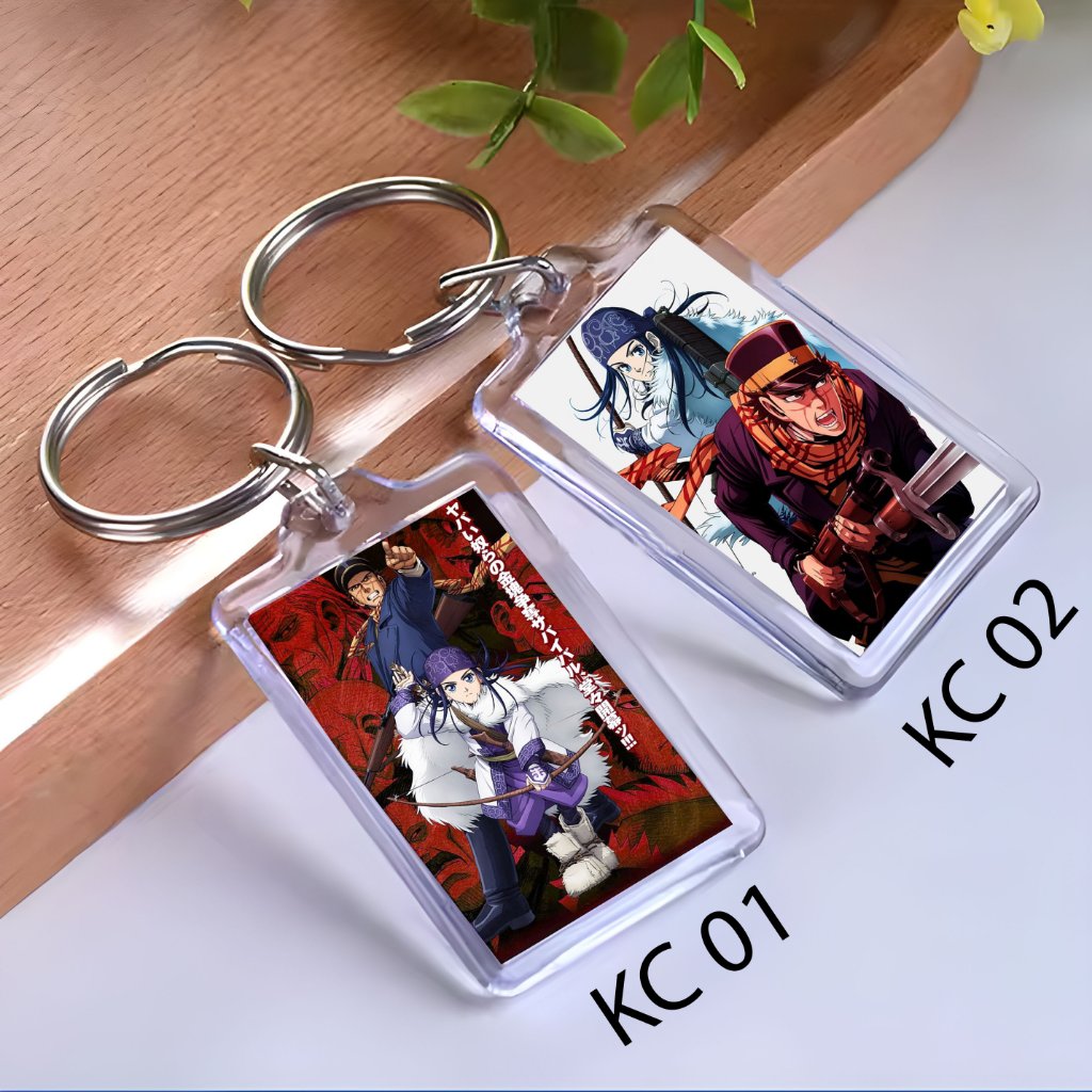 พวงกุญแจ Golden Kamuy - พวงกุญแจอนิเมะ - พวงกุญแจ - Kamuy สีทอง