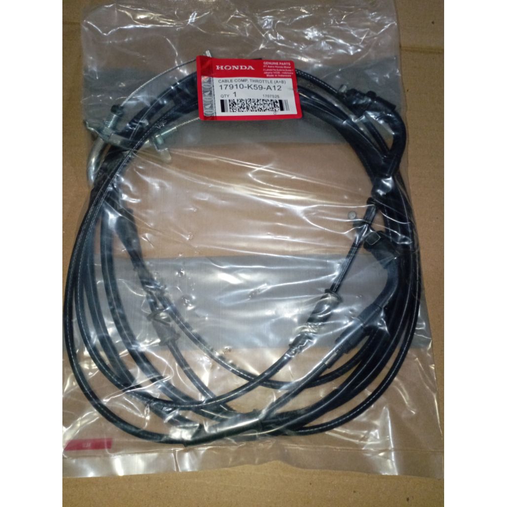 Vario 150 สายแก๊ส 1 ชุด K59 Vario 150 สายแก๊ส 1 ชุด K59