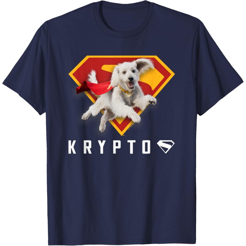 เสื้อยืด Superman Kids (ภาพยนตร์ 2025) เสื้อยืด Krypto Shield