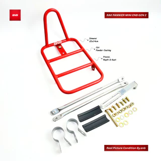 Mini fixie ตะกร้าจักรยาน federal cutterbike mtb Gravelbike - ชั้นวาง pannier กลาง INBgen-2 One Set