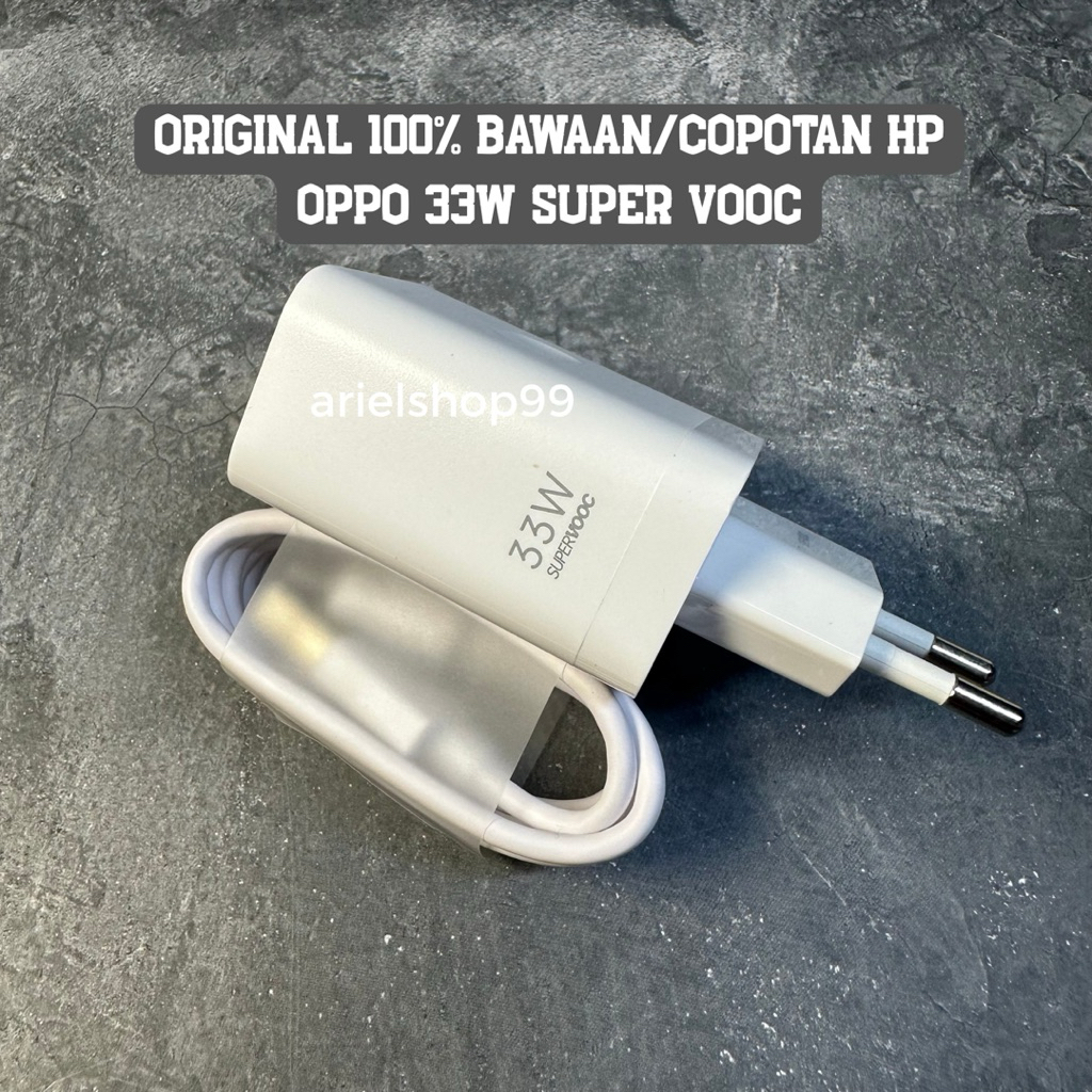 เครื่องชาร์จ Oppo 33W SuperVooc ของแท้ 100% Copotan Hp Type C RENO 7 4G |A96 5G | RENO 8 4G | RENO 7